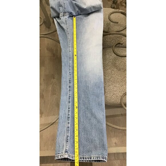 LEVI STRAUSS - MEN LIGHT WASH DENIM STRAIGHT LEG JEANS SIZE 40X32 - Picture 6 of 6